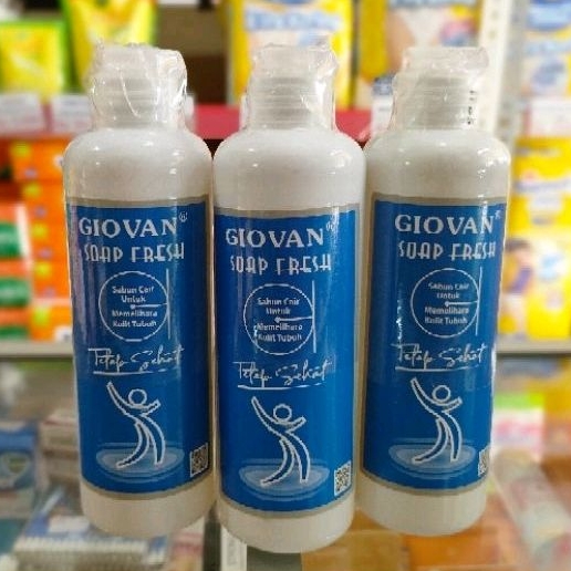 GIOVAN SOAP FRESH 240 ML / SABUN CAIR GIOVAN FRESH 240ML DEWASA DAN BAYI