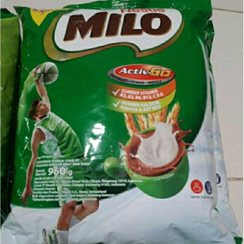 Nestle Milo Bubuk COMPLETE MIX 960g / Milo Activ-Go 960gr HARGA PROMO