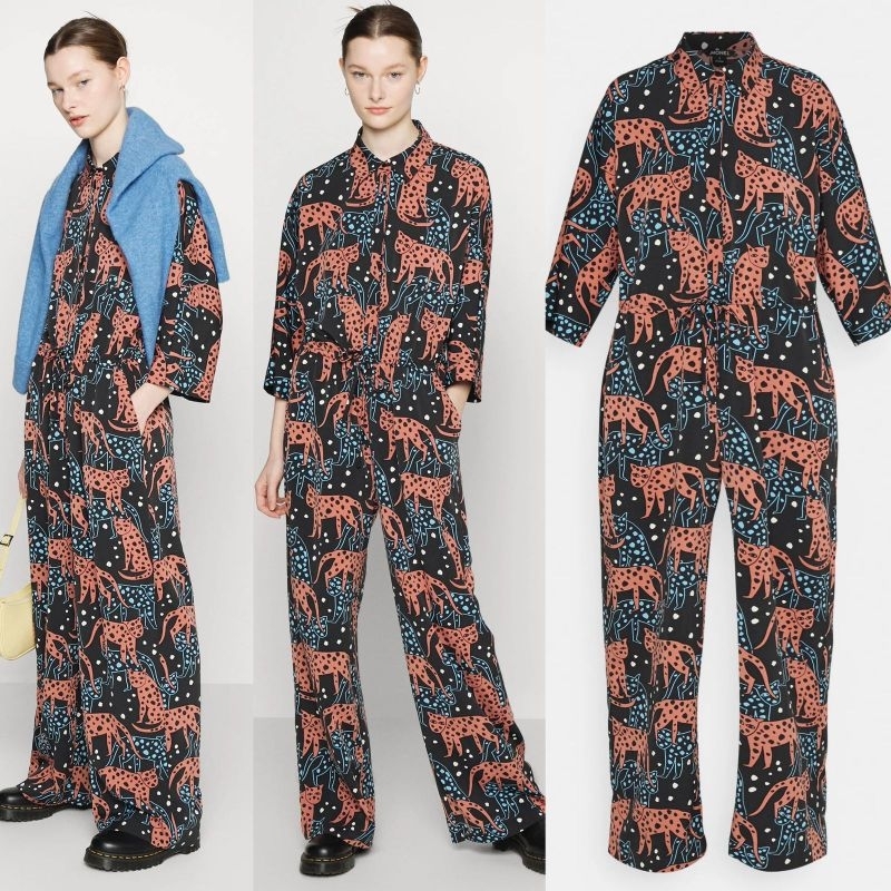 Mnk long jumpsuit printed