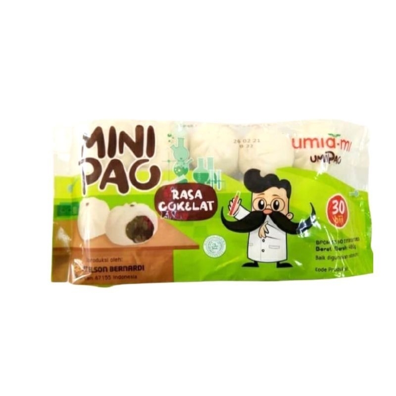 

Minipao minipau umiami bernardi bakpao mini coklat ayam sapi isi 30