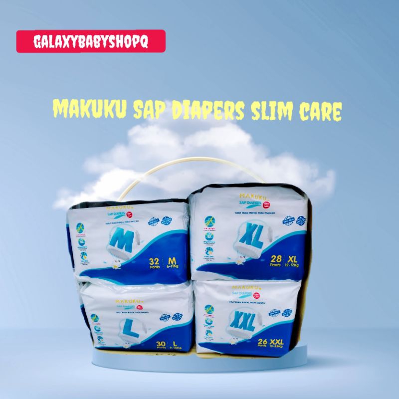 Makuku SAP diapers Slim care new