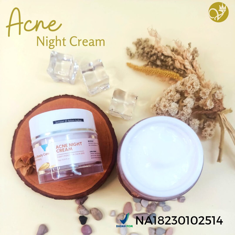 ACNE NIGHT CREAM / VBC / VICTORY BEAUTY CARE