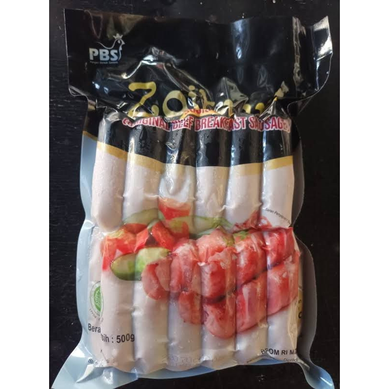 

Zaitun Sosis Sapi 500gr