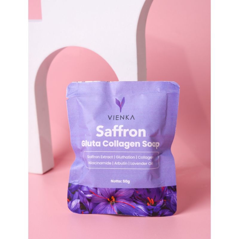 Vienka Saffron Glutha Collagen soap