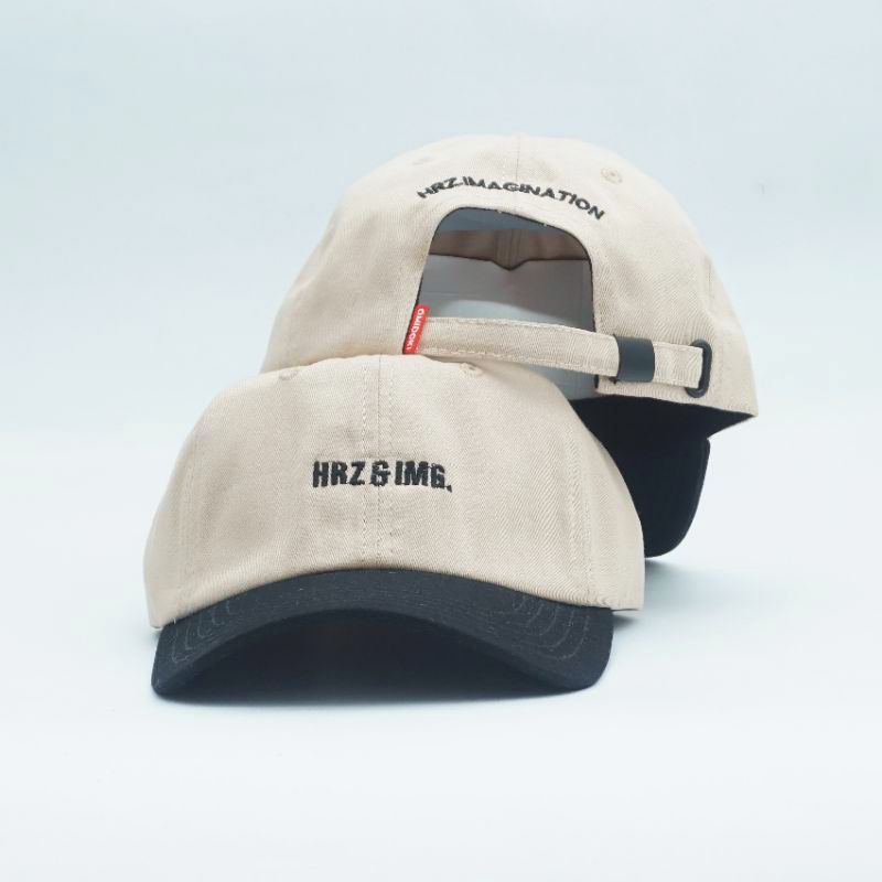 Omidoki Topi Polo Cap Hitam Cream Hrz