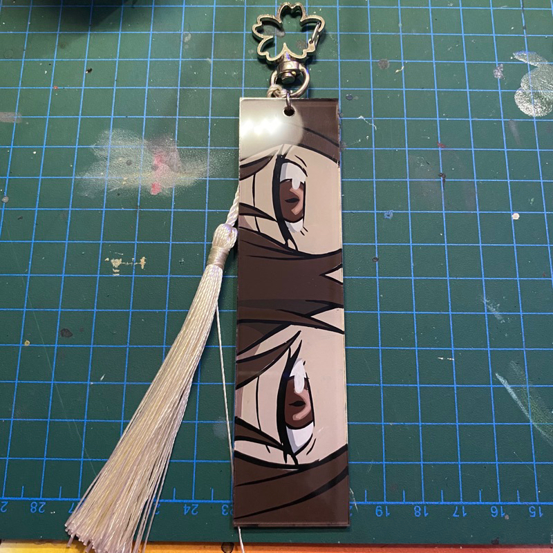 Custom Gantungan Kunci Akrilik Anime Painting ukuran 4x11