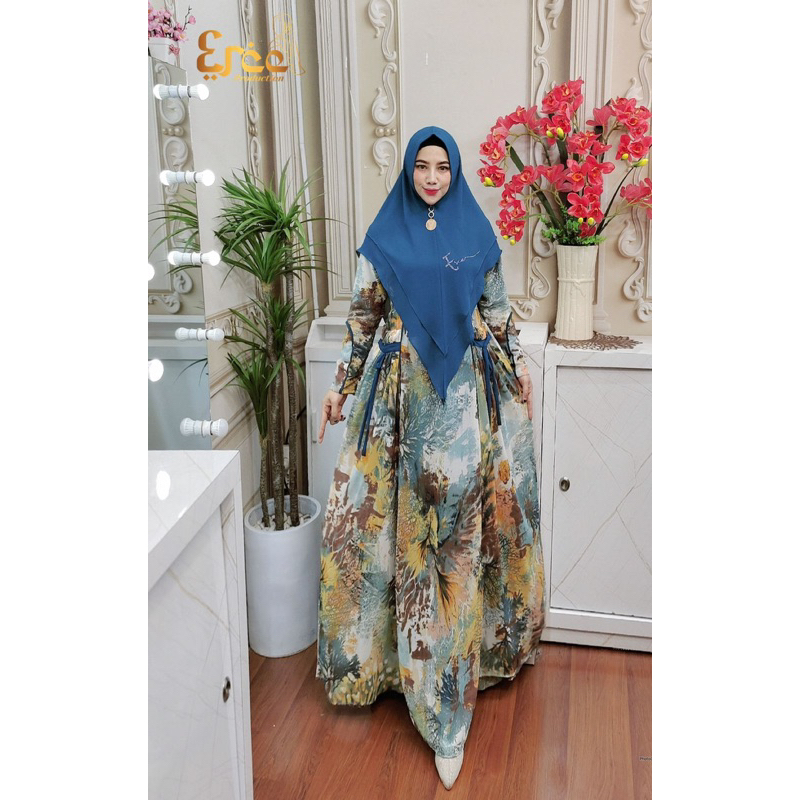 Gamis syari Andieni Series Couple vol 2 terbaru