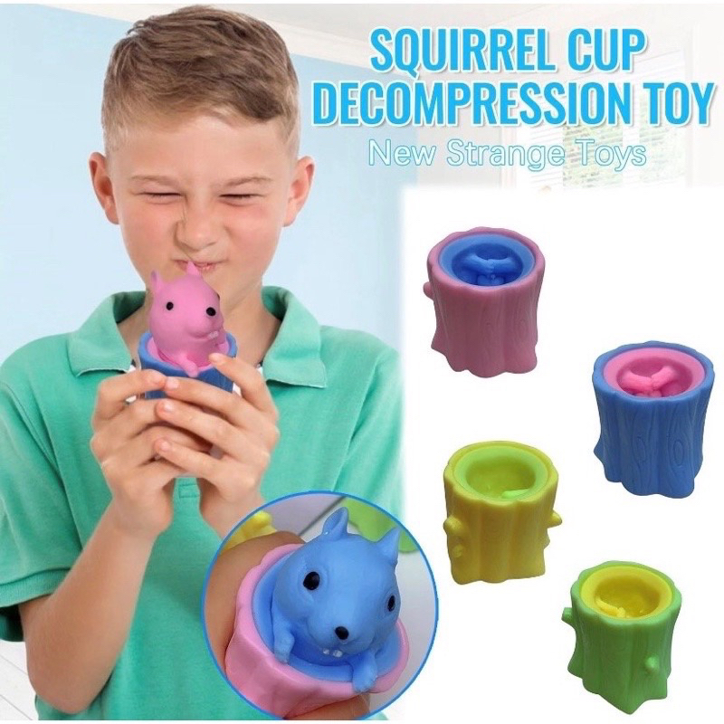 Mainan Pop it Squishy Karet Silikon / Mainan tupay Lucu Remasan / Mainan Penghilang Stres