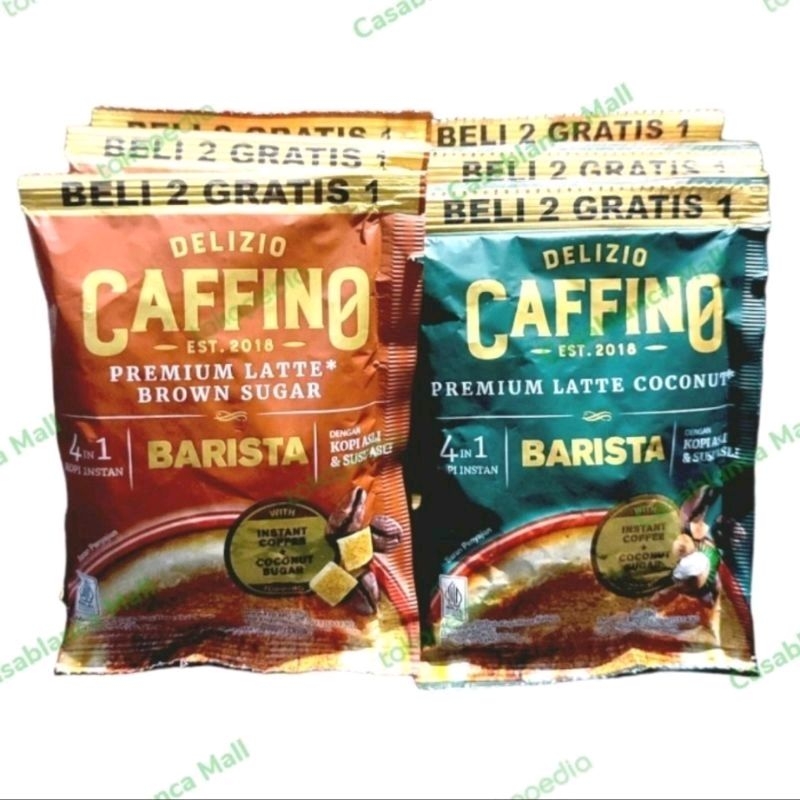 

Delizio Caffino Premium Latte - Barista Kopi [10 sachet x 25gr]