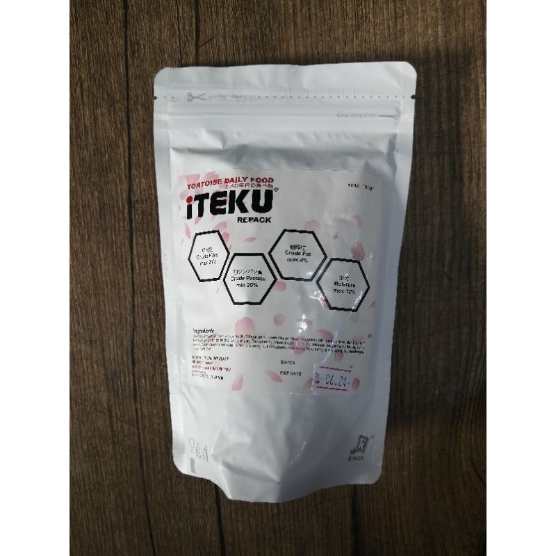 iTeku Turtle Food 150gr makanan kura darat