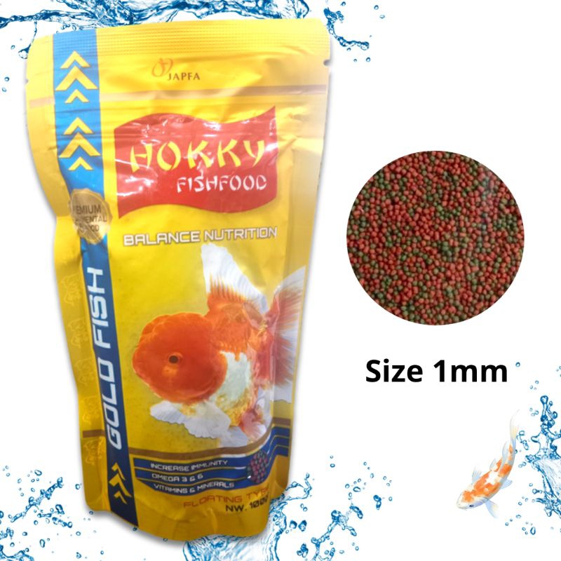 Makanan Ikan Hias HOKKY FISH FOOD BALANCE NUTRITION 100GR