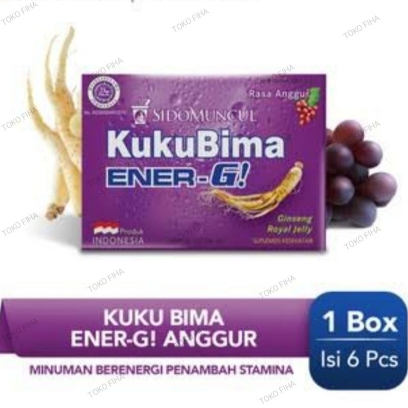 

KukuBima Ener-G Rasa Anggur 4.5gr - Per Box