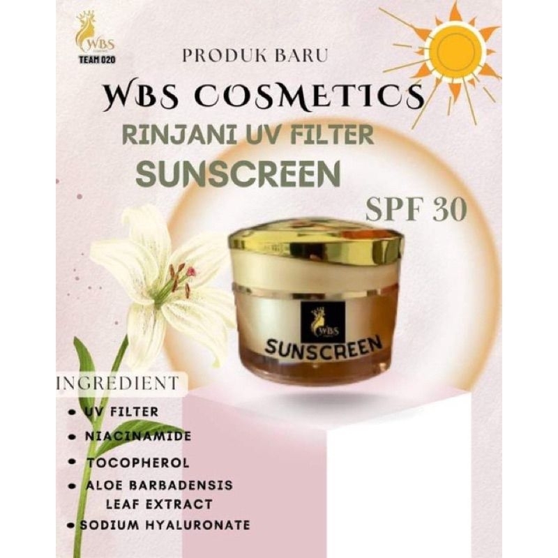 sunscreen wbs cosmetics, sunscreen wbs, wbs kosmetik, sunscreen