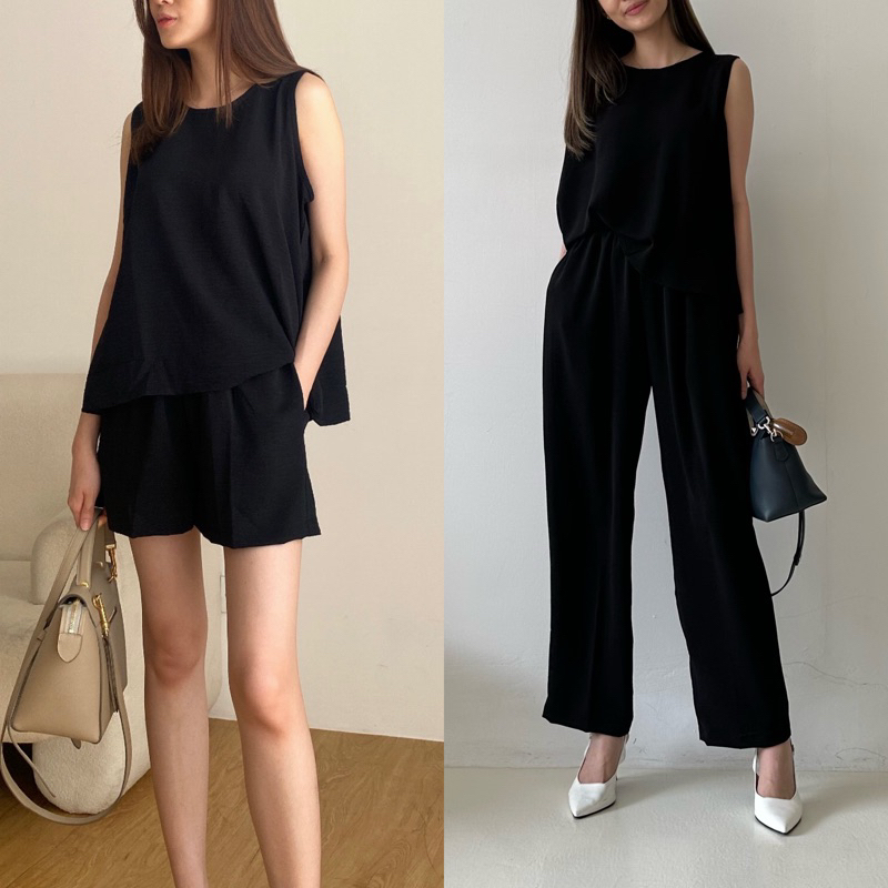 Misschic - Lucy Set Short / Long Pants