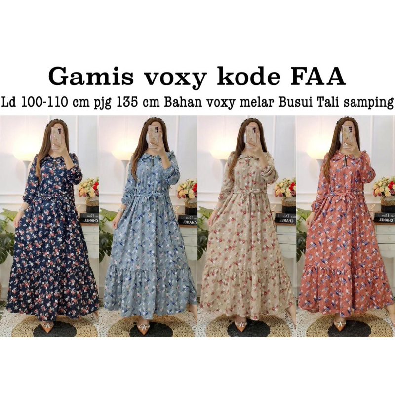 Gamis voxy busui kode faa