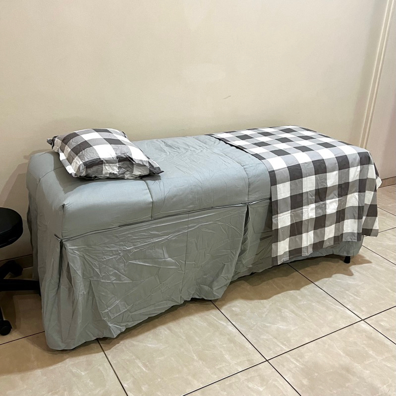 Sprei Salon EMPUK Isi Lapis Dakron Facial Klinik Eyelash Bed Sheet (Preloved)