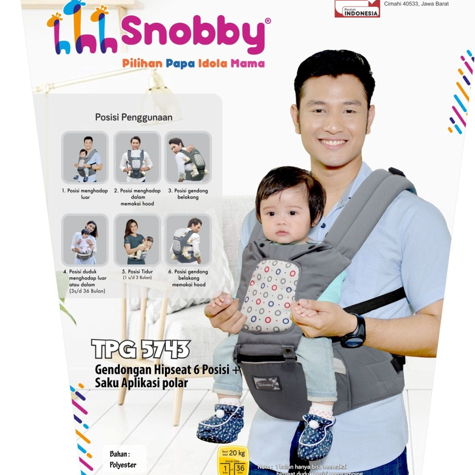 Snobby Hipseat Snobby TPG5743 Polar series-ALD