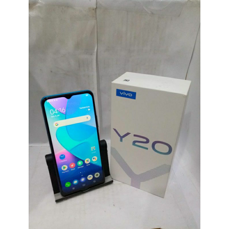 Vivo Y20 3/64 HandPone Second Bekas Resmi Original