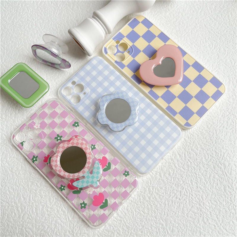 Popsocket Phone Holder Mirror Pastel Acrylic Resin Aesthetic Collection