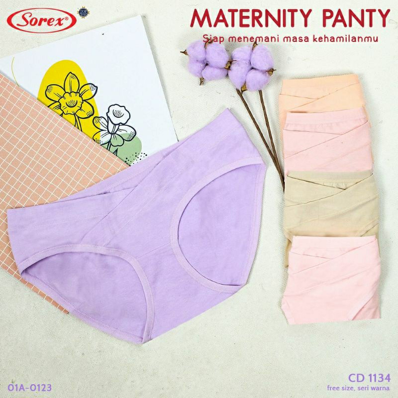 CELANA DALAM WANITA IBU HAMIL SOREX 1134 MATERNITY PANTIES LOW WAIST