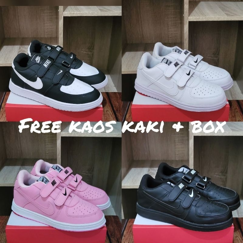 Sepatu Anak Nike_Air Force 1 One | Sepatu Anak Af1 Import | Sepatu Sekolah Anak | Sepatu Sneaker Cowok Cewek Sepatu Anak Nk Air Force One