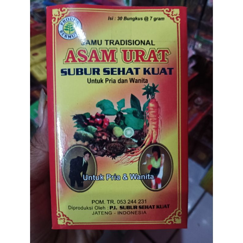 jamu herbal asam urat subur sehat kuat