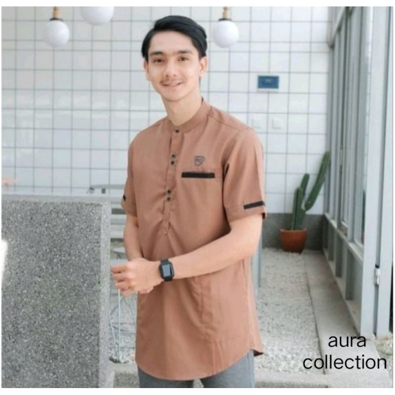 Koko Kurta Lengan Pendek Terbaru - Kurta Tajol Dewasa Lengan Pendek - Koko Kurta Dewasa