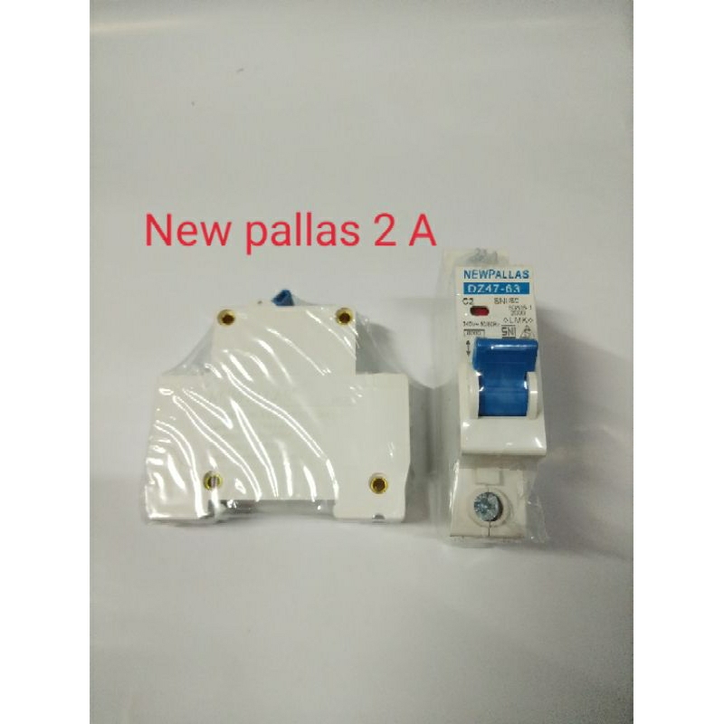 Mcb New Pallas 2 A ampere Listrik PLN