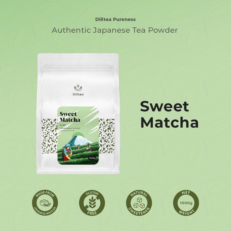 

powder sweet matcha 1kg