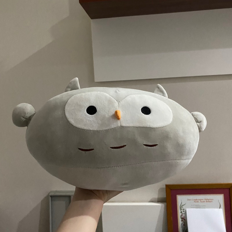 boneka burung hantu owl MINISO (preloved)