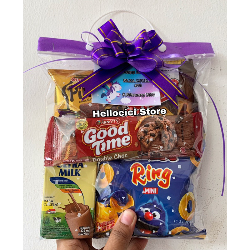 HAMPERS MURAH MERIAH ANAK SNACK BINGKISAN KEMASAN ULTAH