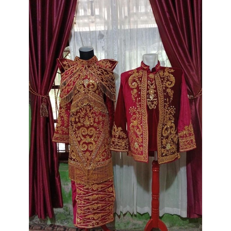 baju penganten bisa koto gadang.