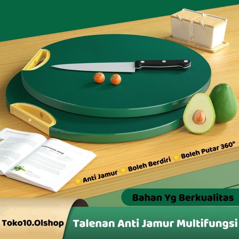 CUTTING BOARD PLASTIC- Talenan Bulat Potong Buah