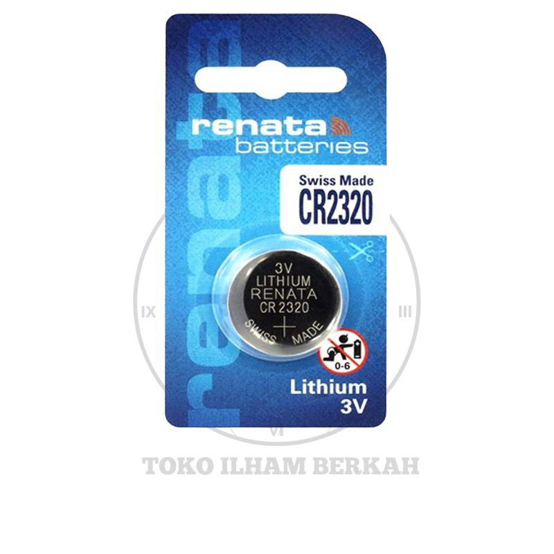 BATERAI RENATA CR2320 ORIGINAL LITHIUM BATTERY 3 VOLT / BATRAI BR2320 / BATRE CR 2320