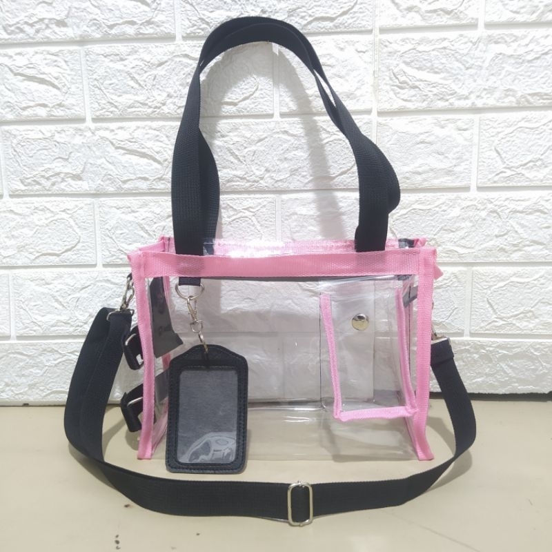 Tas transparan KPOP + id card fhoto / tas konser K-POP