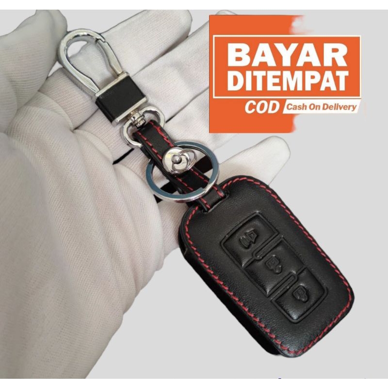 paket gantungan kunci mobil kulit keyless toyota avanza veloz 2015