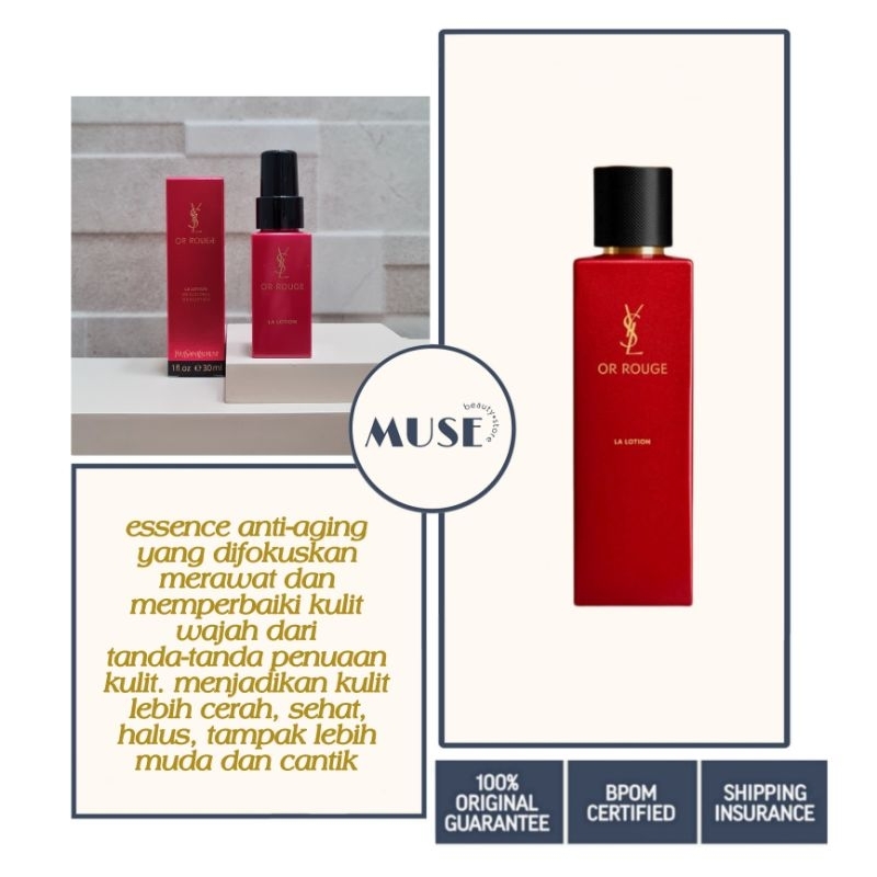 YSL OR ROUGE La Lotion 30ml / Toner / Essence / Yves Saint Laurent