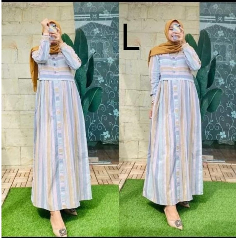 Dress Dimara terbaru bahan katun branded original