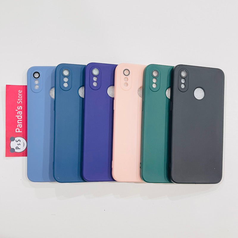 Case Realme 3 Lenspro Makaron Full Color Softcase Pro Lensa