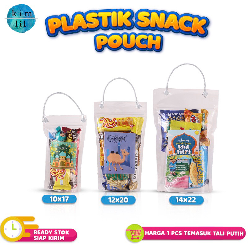 

PLASTIK POUCH TEBAL LEBARAN/ULANG TAHUN + handtag