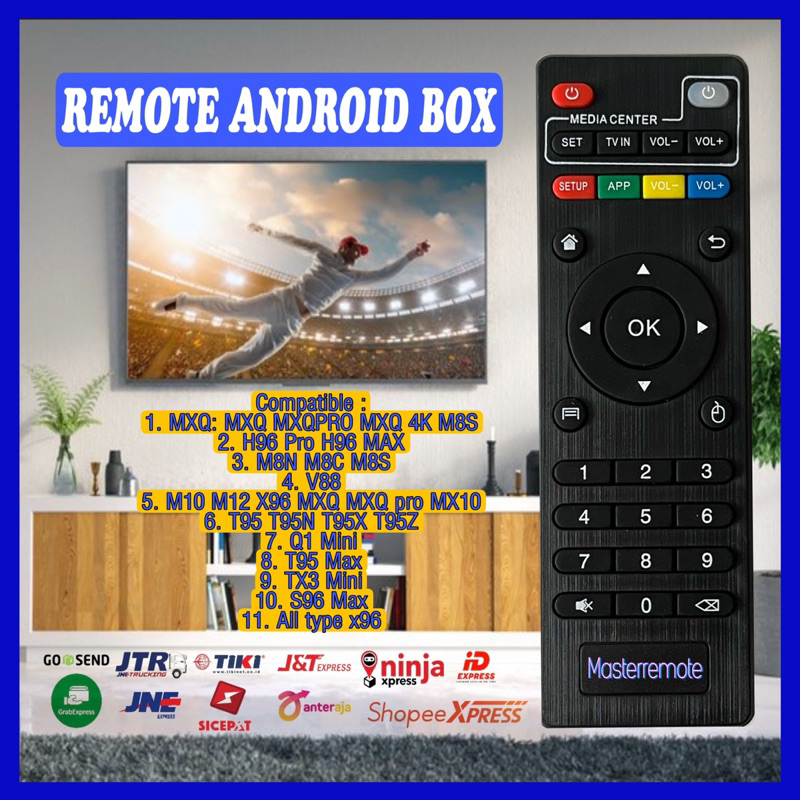 REMOT REMOTE ANDROID TV BOX MXQ H96 V88 T95 TX X96