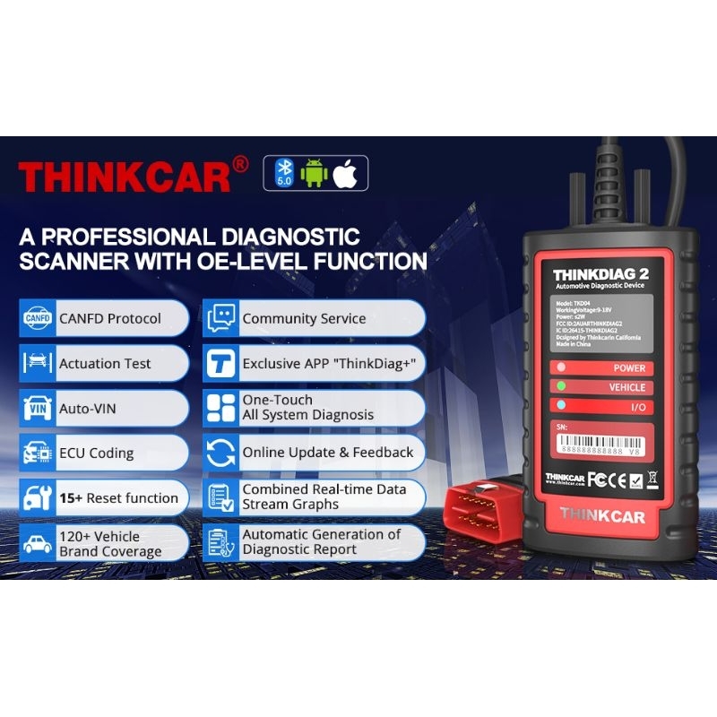 Scanner Mobil Thinkdiag2 Diagzone