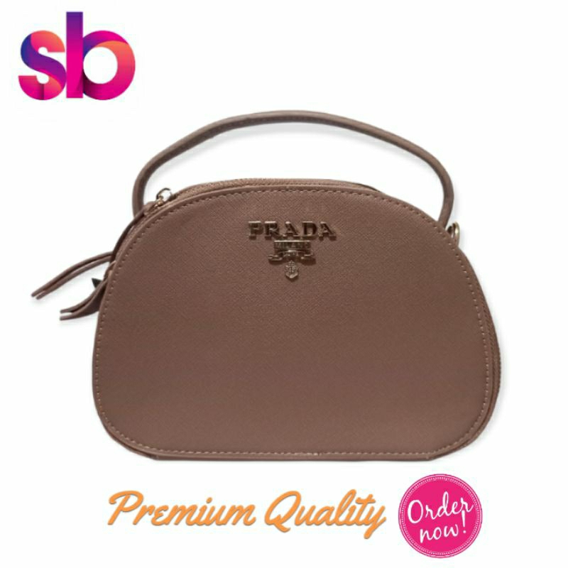 Enzy Bag [ Mocca /Milo ] Tas Import Impor Premium Branded Wanita Kerja Pesta Travelling Sling Bag Gr
