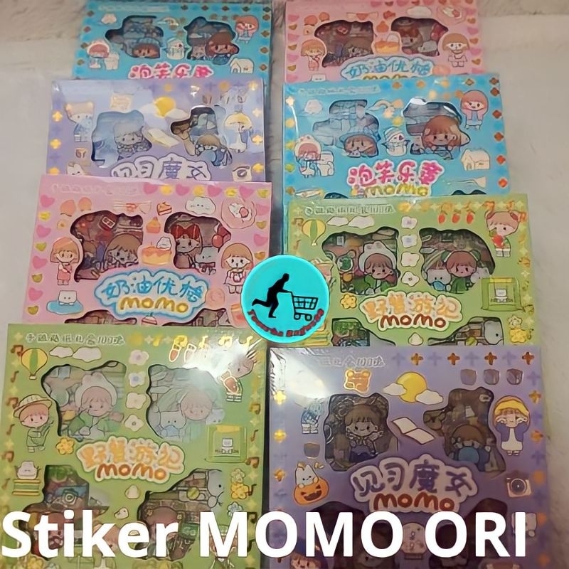 

Stiker Momo Korea Waterproof isi 100 Lembar/box