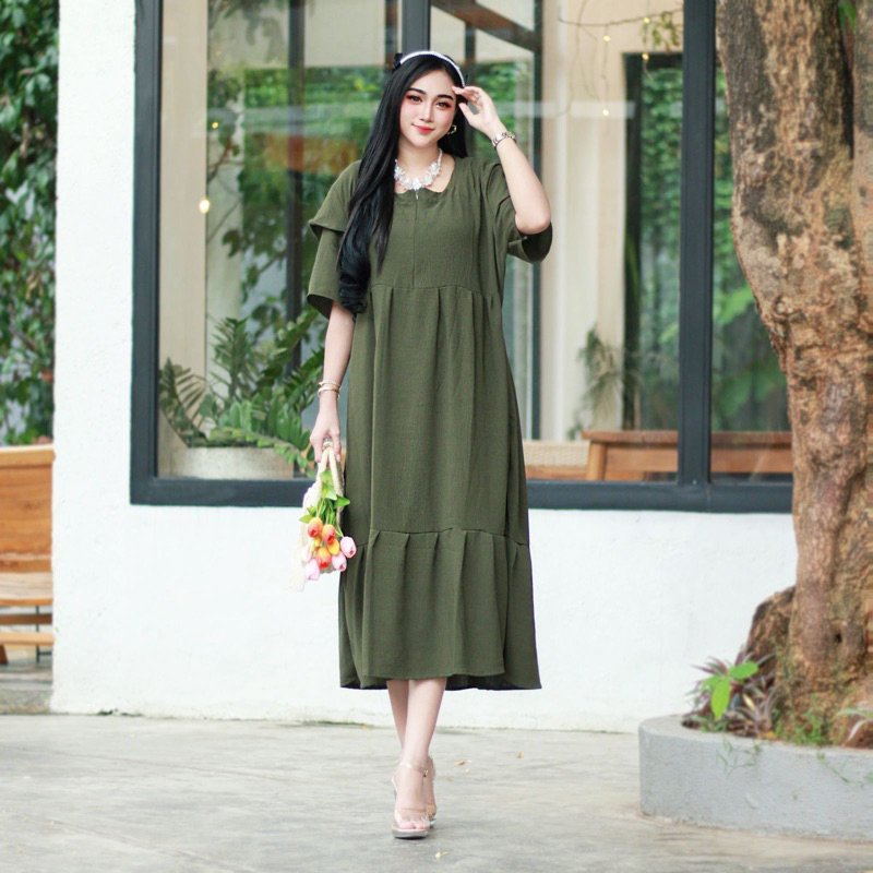 CASUAL MIDI DRESS PARTY RINDU BUSUI