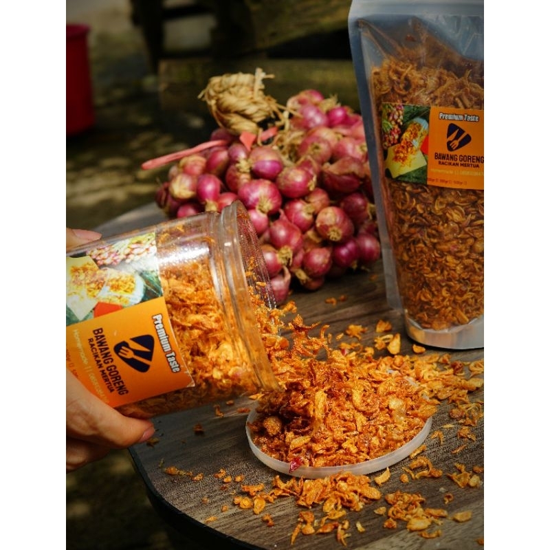 

Bawang Goreng Murni Homemade by Racikan Mertua Kemasan Toples 160 gram