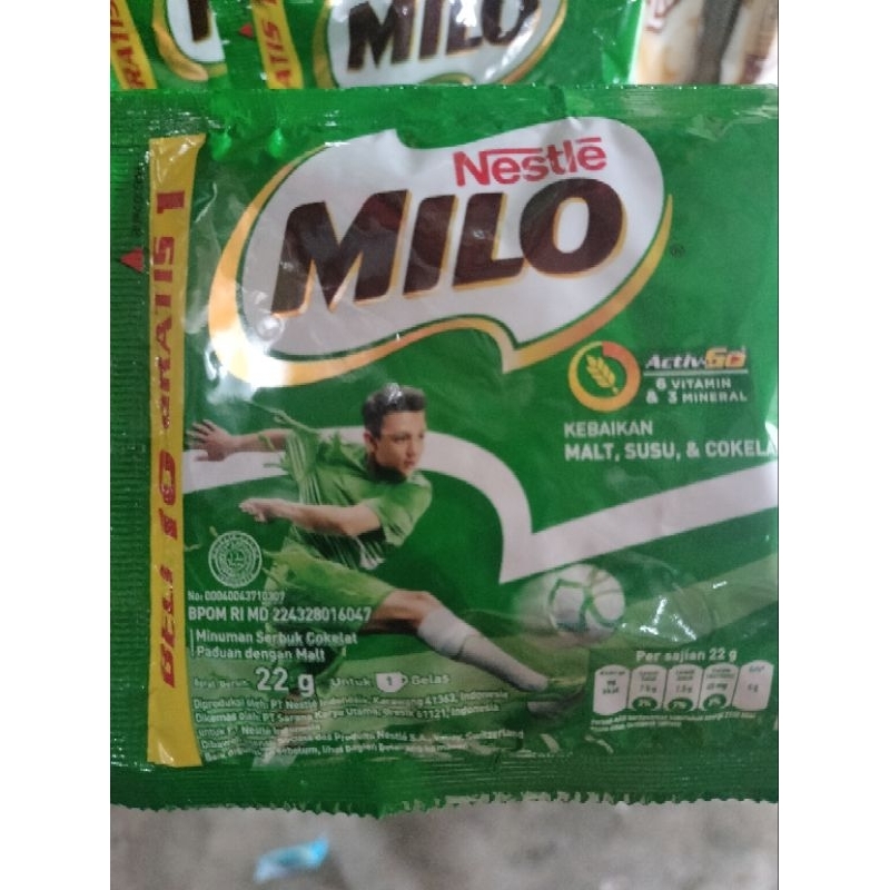 

Milo Renceng isi 10 sachet gratis 1 sachet