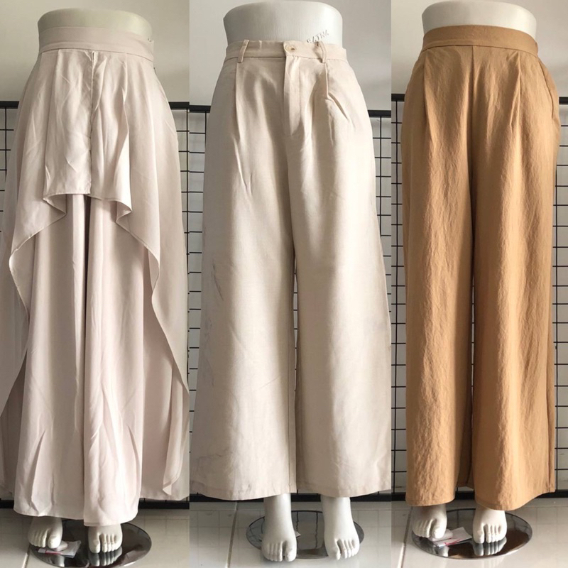 [CELANA KULOT] CELANA BAHAN CELANA KULOT LOOSE PANTS