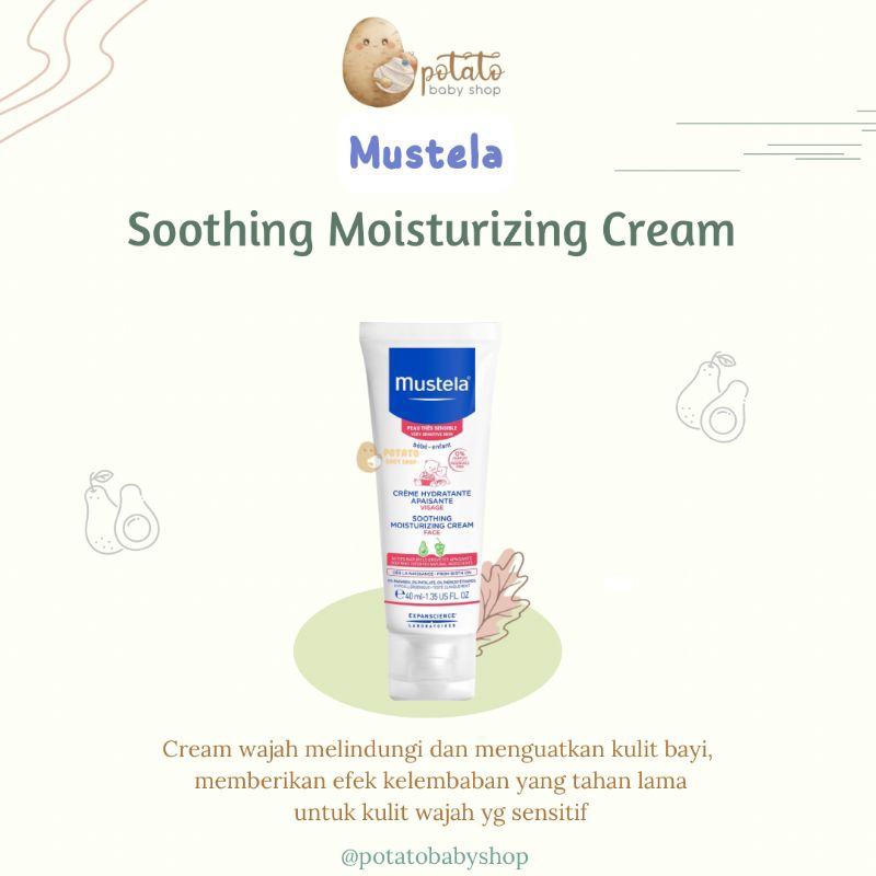 Mustela Very Sensitive Moisturizing Face Cream 40ml