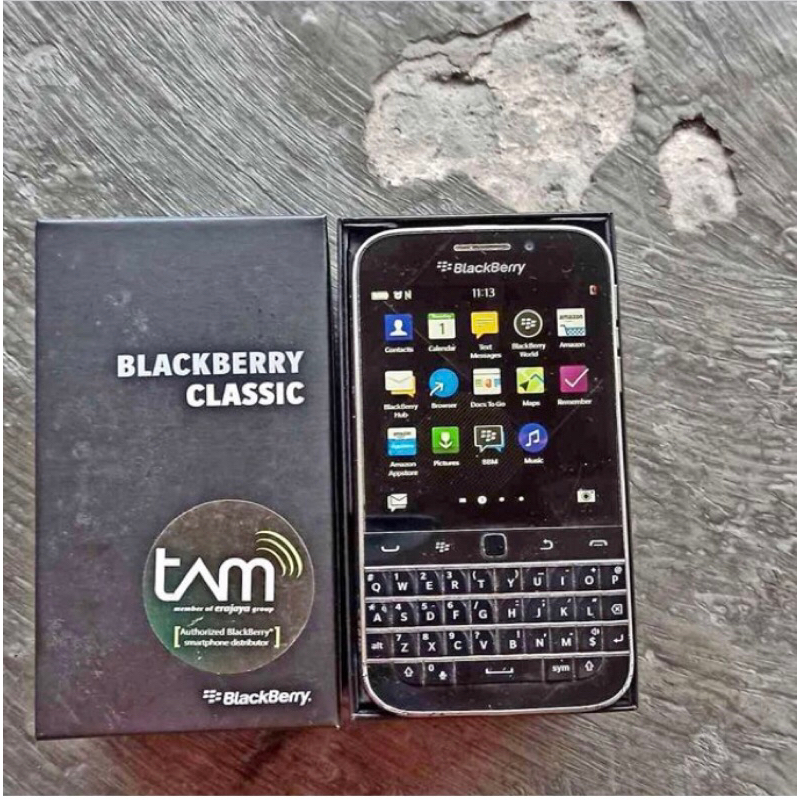 blackberry q20 classic second resmi original